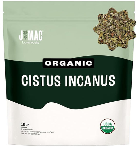 J Mac Botanicals Organic Cistus Incanus tea, also known as Rock Rose or Shepherd's Tea-FlexoryFit