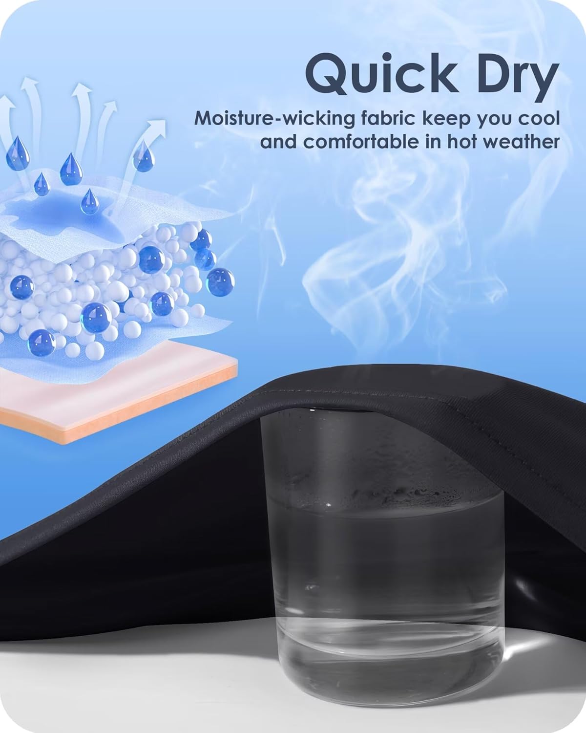 Boladeci Men's Swim Shirt Short Sleeve UPF 50+ Sun Protection SPF UV Moisture Wicking Lightweight Quick Dry Rash Guard