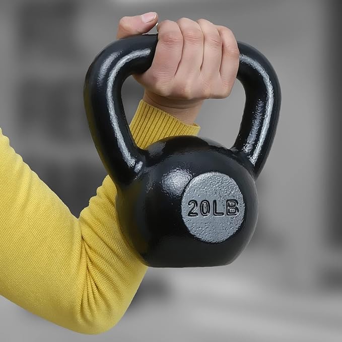 Amazon Basics Cast Iron Kettlebell-FlexoryFit