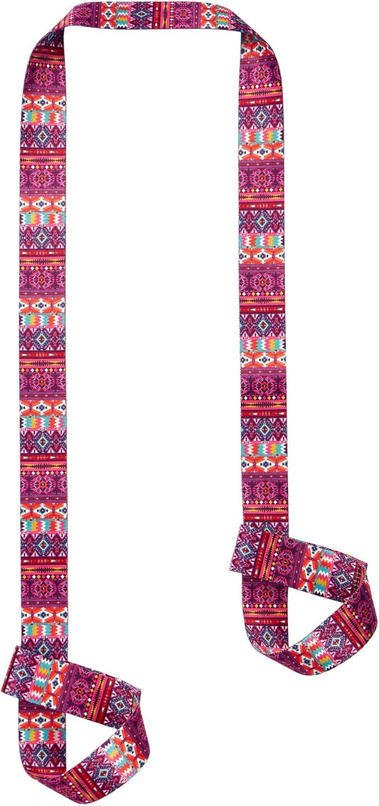 ZOOEASS Yoga Mat Strap, Adjustable Durable Yoga Mat Carrier & Stretching Strap, Multiple Color Choices-FlexoryFit