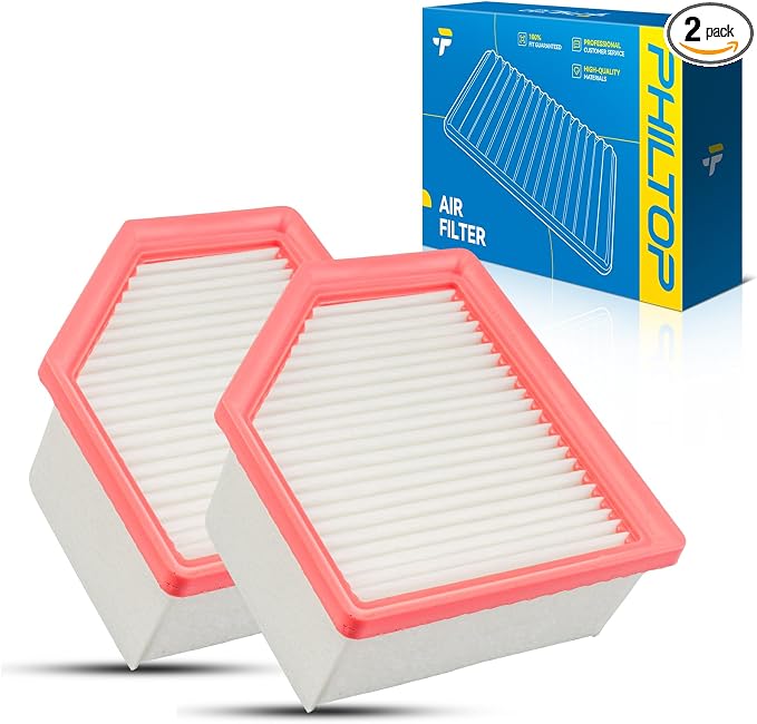 PHILTOP Engine Air Filter, CA12967 2PCS Compatible by PHILTOP