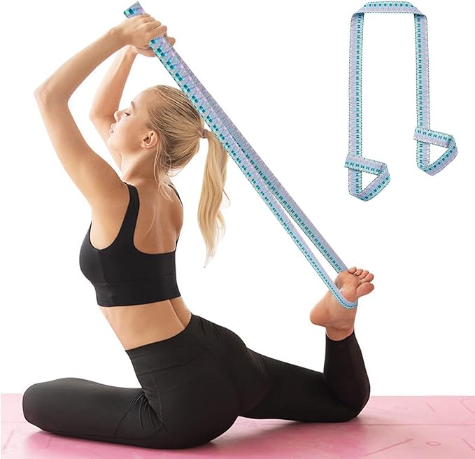 ZOOEASS Yoga Mat Strap, Adjustable Durable Yoga Mat Carrier & Stretching Strap, Multiple Color Choices-FlexoryFit