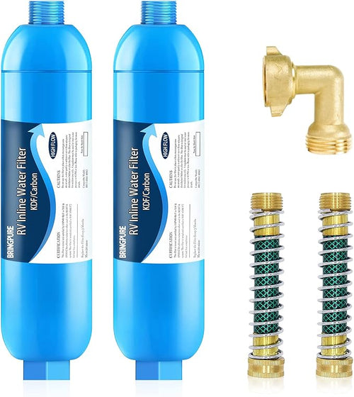 2 Packs of RV Inline/Marine Water Filter by Bringpure