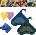 Faucet Hanging Filter Basket for Kitchen Sink, Faucet Hanging Filter Basket, Kitchen Sink Drain Basket Swan, Multifunctional Drain Basket for Kitchen Drain Strainer (2 Pcs E)