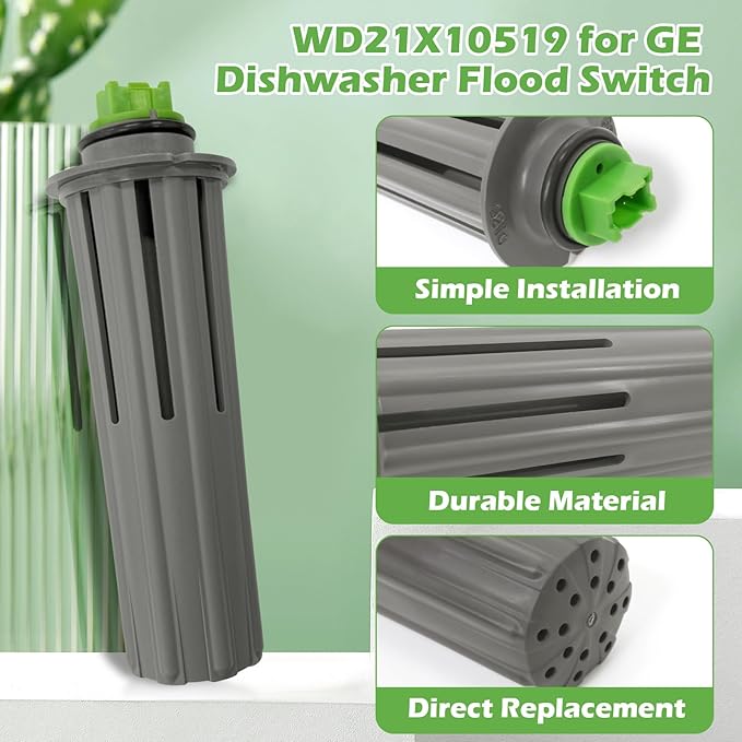 New WD21X10519 Dishwasher Flood Switch Asm Replacement for GE AP5781465 PS8690623 3028650