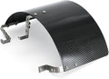 PTNHZ Universal Stainless Steel Air Intake Filter Cover Heat Shield Fits for 2.5-3.5" Cone or Cylinder Filter Carbon Fiber