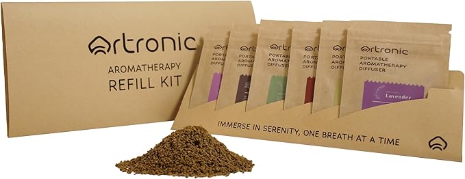 Scentiment Scent Diffuser Starter Kit: Aromatherapy Scented Pellets of Lavender, Eucalyptus, Frankincense, Vanilla, Rose, Agarwood,Refills for Orbby Incense Burner