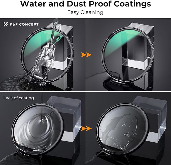 K&F CONCEPT 82mm Ultra-Low Reflectivity Circular Polarizers Filter 28 - Image 7