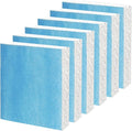 Colorfullife 6 Pack Humidifier Wicking Filter T for Honeywell Top Fill Tower Humidifier HEV615, HEV620, Upgraded HFT600PF1 Replacement Filter T with Blue Pre-Filter, Replace Parts HFT600T HFT600PDQ