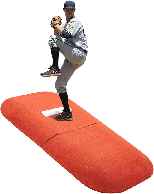 VEVOR Pitching Mound, Baseball Game Mound, Indoor/Outdoor Pitching Practice and Training Equipment, Softball Pitching Aids with Antifade Turf and Pitching Rubber