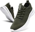 FUJEAK Men Running Shoes Men Casual Breathable Walking Shoes Sport Athletic Sneakers Gym Tennis Slip On Comfortable Lightweight Shoes