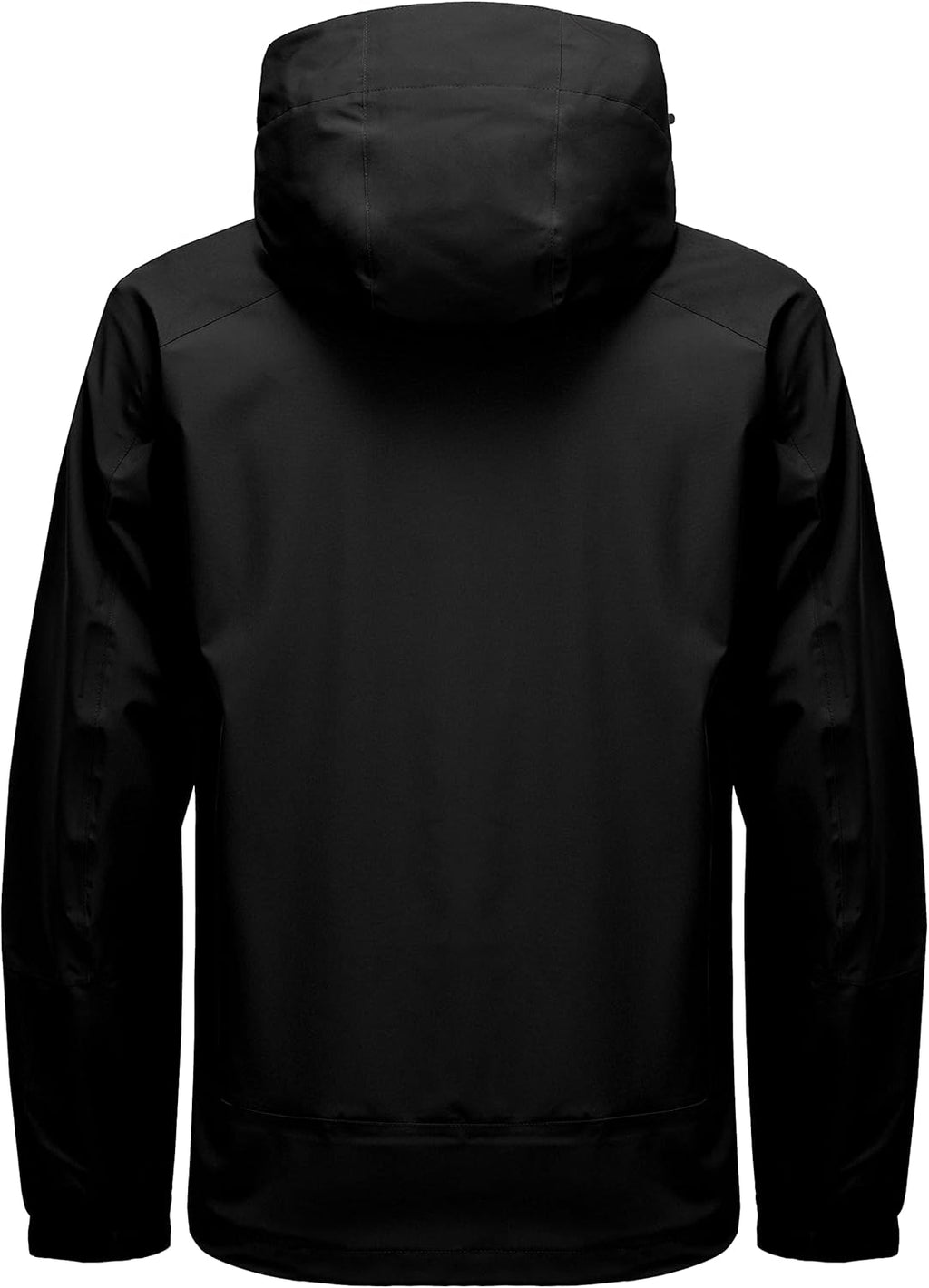 Little Donkey Andy Men's Waterproof Rain Jacket Outdoor Lightweight Hooded Raincoat for Hiking Golf Travel Fishing
