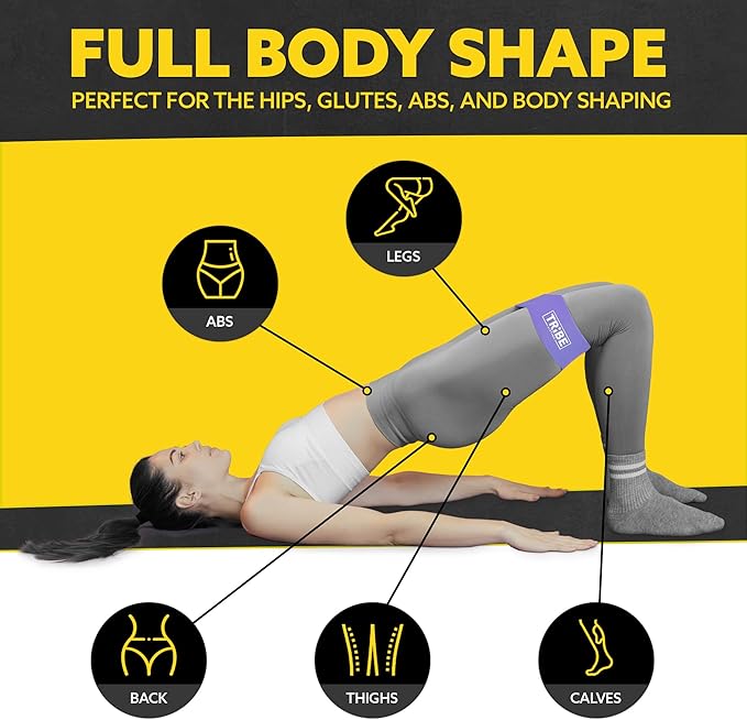 Fabric Resistance Bands for Working Out - Booty Bands for Women and Men - Exercise Bands Resistance Bands Set - Workout Bands Resistance Bands for Legs - Fitness Bands-FlexoryFit