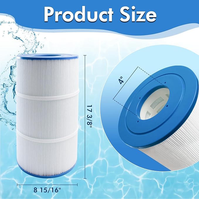 C900 Pool Filter Replacement for Hayward® CX900RE, PA90, CX900RE, Unicel® C-8409, Filbur® FC-1292, Sta-Rite® PXC95, Aladdin® 19002, 25230-0095S, 2 Pack