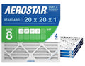 Aerostar 20x20x1 MERV 8 Air Filter, ACTUAL SIZE, Air Conditioning & Furnace by AirFiltersDelivered