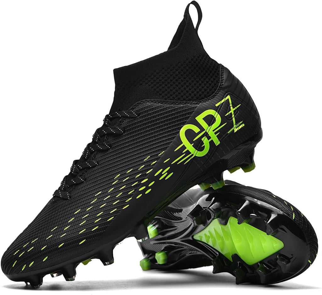 Soccer Cleats for Mens Womens Indoor Soccer Shoes Unisex Baseball Turf Shoes Youth Rugby Shoes Adult AG FG TF Football Boots Wide Training Sneaker