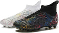 Men's Soccer Shoes High-Top Soccer Cleats Outdoor Breathable Athletic Professional Spikes Youth Boys Football Shoes Unisex