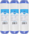 3-Pack Replacement for Compatible with GE GX1S01R Granular Activated Carbon Filter - Universal 10-inch Cartridge Compatible with GE SINGLE STAGE DRINKING WATER FILTRATION UNIT - Denali Pure Brand