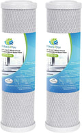 CFS – 2 Pack Activated Carbon Block Water Filter Cartridges Compatible with WaterPur CCI-10-CLW Models – Remove Bad Taste – Whole House Replacement Filter Cartridge – Universal 10" Cartridge