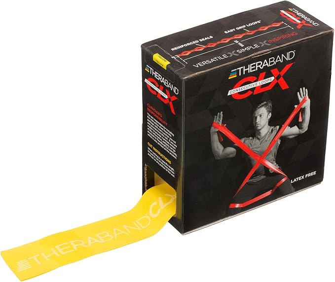 THERABAND CLX Resistance Band with Loops-FlexoryFit