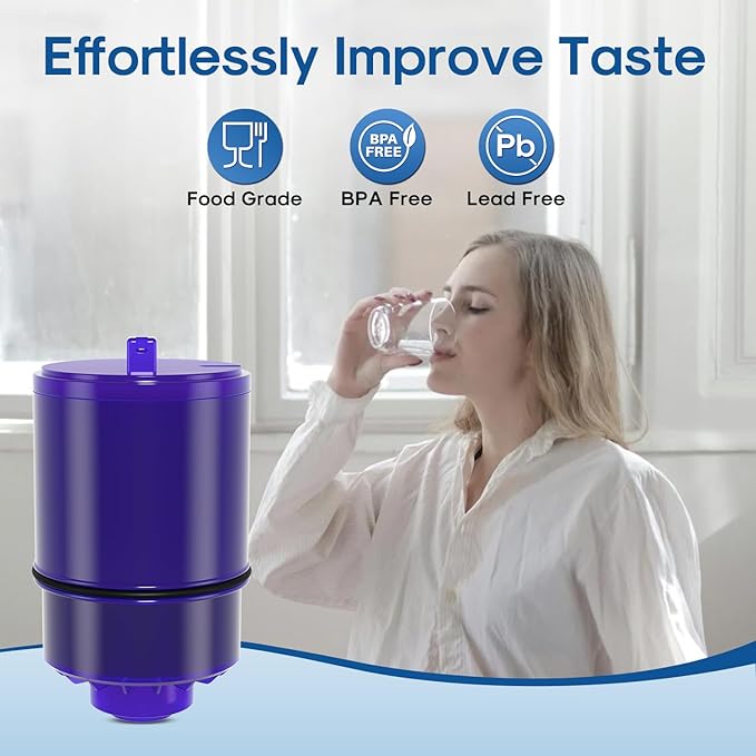 ICEPURE Faucet Water Filter Replacement for Pur® Plus RF9999® FM-2500V, FM-3700, RF3375, PFM400H PFM450S PFM150W PFM350V PUR-0A1 FM2500V FM-3700 for All PUR Faucet Filtration Systems, 3PACK