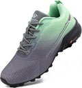 Men's Trail Running Shoes Lightweight Breathable Walking Hiking Sneakers Outdoor Athletic Tennis Cross Training Shoes
