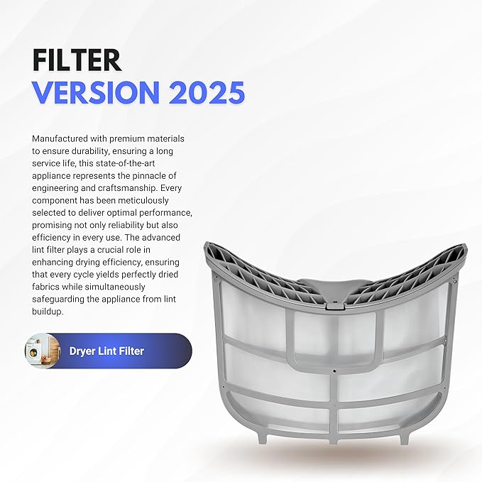 Dryer Lint Filter Screen fits LG DLEX8100W DLEX8500W DLEX8900B/00 DLEX9000V - Image 3
