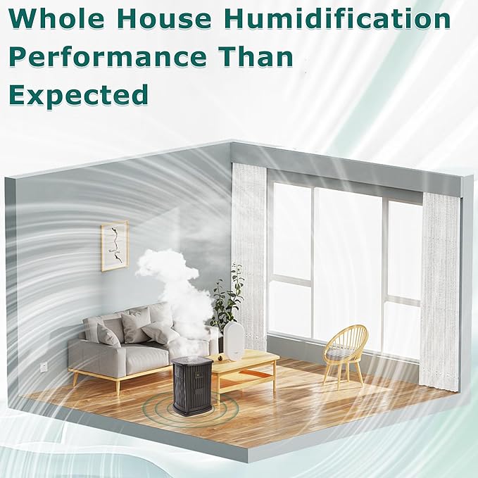 TOMOON 1043 Super Wick Humidifier Filter 2 Pack -Replacement for Essick Air Aircare 831000 EP9500 EP9700 EP9800 826000 821000 826800 and Bemis Spacesaver 800 8000 Evaporative Series air humidifier