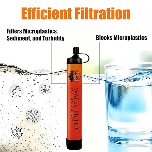 5-Pack Personal Water Filter Straw - Image 2