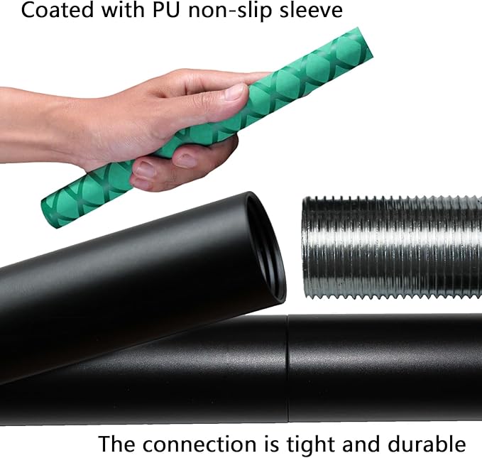 The Huang Yunming yoga stick is made of sturdy steel that is 5 feet high and an adjustable stretching stick, providing flexibility, agility, and balance. Multi functional fitness stick with 5 steel pipes-FlexoryFit