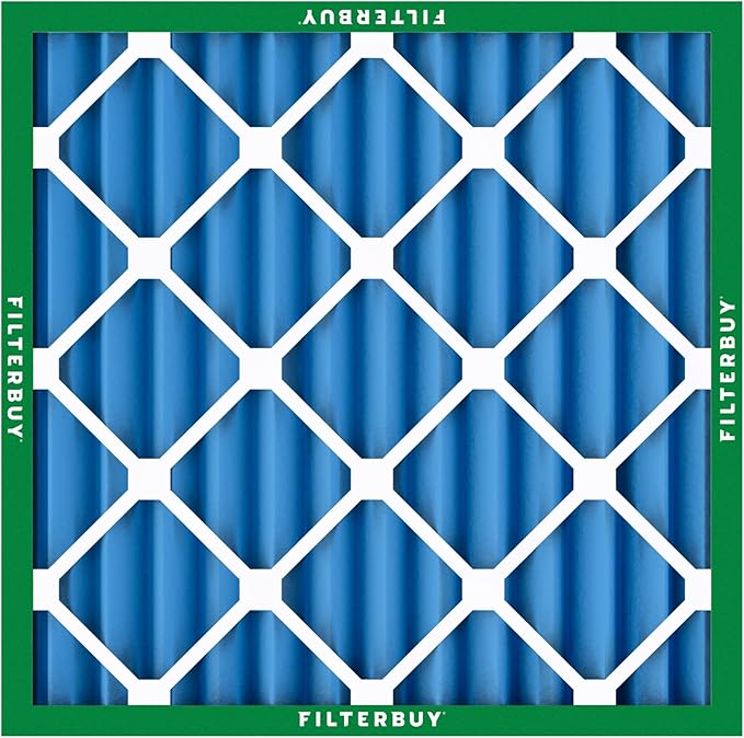 Filterbuy 10x10x2 Air Filter MERV 13 (MPR 1900) Health Defense Replacement (4-Pack), Electrostatic Pleated HVAC AC Furnace Filters, Made in USA (Actual Size: 9.50 x 9.50 x 1.75)