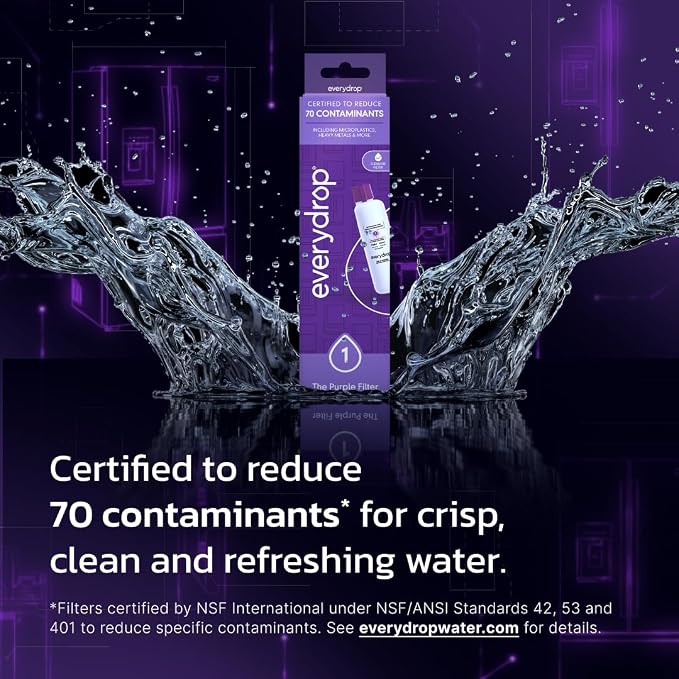 everydrop by Whirlpool Ice and Water Refrigerator Filter 1, Single-Pack - Image 2