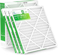 20x20x1 Air Filter 6 Pack, Durable MERV 8 Pleated Home HVAC AC Furnace Filters, Lightweight Compact Air Conditioner Filter Replacement