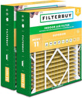 Filterbuy 20x21x5 Air Filter MERV 11 Allergen Defense (2-Pack), Pleated HVAC AC Furnace Air Filters Replacement for Lennox and Electro-Air (Actual Size: 19.88 x 20.50 x 4.38 Inches)