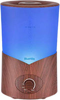 BlueHills Premium Large 1000 ML XL Essential Oil Diffuser Dark Wood Grain Aroma Humidifier 1 Liter Capacity for Big Room Home Long Run Kids Huge Coverage Area Quiet High Mist Output Large 1L A3