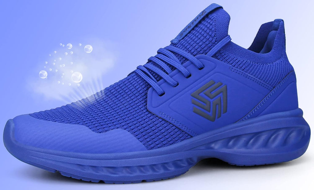 Mens Slip On Walking Shoes Non Slip Running Shoes Breathable Workout Shoes Lightweight Gym Sneakers