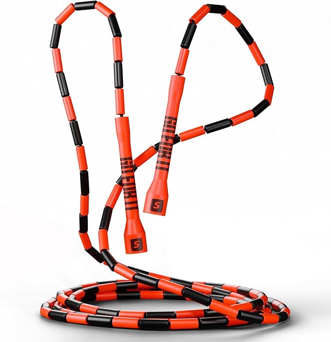 Sportbit Elite Beaded Jump Rope - Adjustable Speed Rope for Fitness, CrossFit, Boxing - Tangle-Free, Lightweight-FlexoryFit