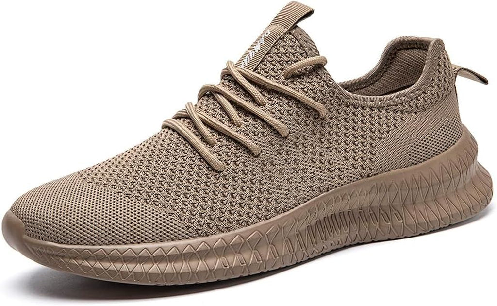 FUJEAK Men Running Shoes Men Casual Breathable Walking Shoes Sport Athletic Sneakers Gym Tennis Slip On Comfortable Lightweight Shoes