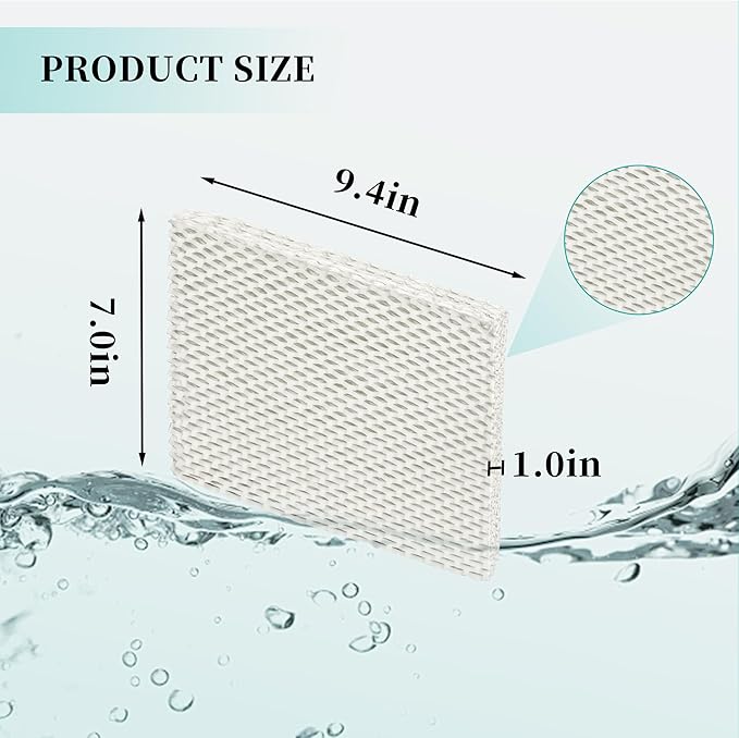 MD1-0034 for Vornado Replacement Humidifier Wicks, Humidifier Filters Compatible with Vornado Evaporative Humidifier Evap40, Evap2, EV3, EV100, EV200, EVDC300, EVDC500, EVDC505, 4 Pcs