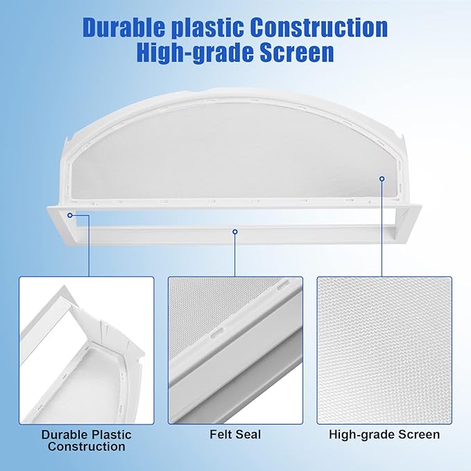WE18X25100 Dryer Lint Screen Filter Replacement Part by FreeCat,Compatible with GE & Hotpoint Dryer-Replaces WE18M19 WE18M28 WE18M25 AP6037511 PS11767017 DE5100