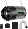 MELONFARM Dual-Fan Air Filter 6 Inch Dual-fan power boosts air circulation by MELONFARM