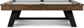 Nixon Billiards - Hunter Slate Billiard Pool Table(Metal Leg) - Brushed Walnut - 7 FT and 8 FT - White Glove Installation
