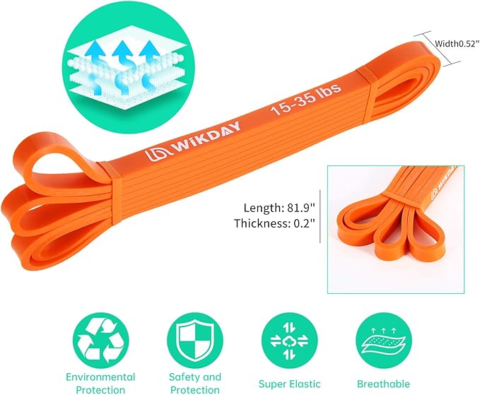 Resistance Bands for Working Out, Exercise Bands, Workout Bands, Pull Up Assistance Bands for Body Stretching Training Physical Therapy Muscle Training for Men & Women-FlexoryFit