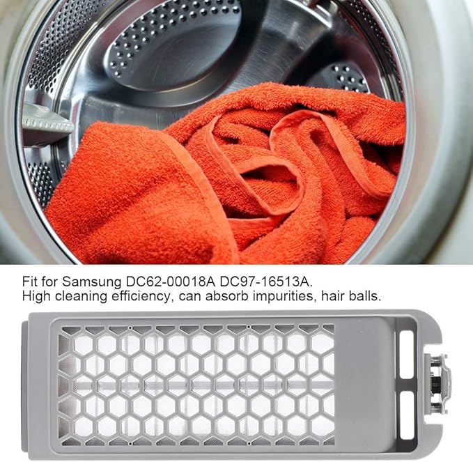 Fdit Household Washing Machine Filter Laundry Filter Box Replacement Fit for Samsung DC62‑00018A DC97‑16513A