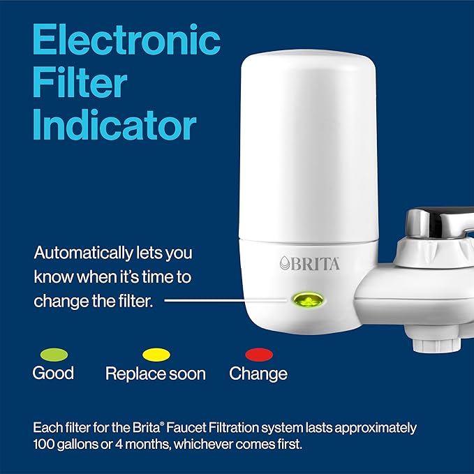 Brita Replacement Water Filter for Faucet Mount, Removes 99% of Lead, Sink - Image 5