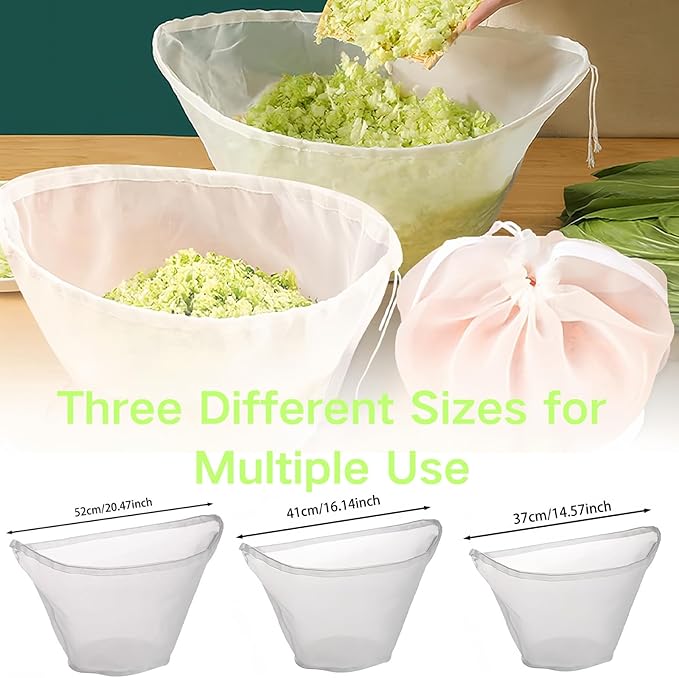 Cheese Cloths for Straining, Nut Milk Bag for Straining, Reusable for Straining Oat Milk,Fine Mesh Strainer Bag for Almond Milk, Tea, Juice and Greek Yogurt,3 Sizes (small, Medium, and Large)
