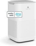 Medify MA-15 SMART Air Purifier | True HEPA H13 Filter | Works with Alexa, Certified for Humans | 660 ft² in 1hr for Removal to 0.1 microns for Wildfire Smoke, Odors, Pollen, Pets | White,1-Pack