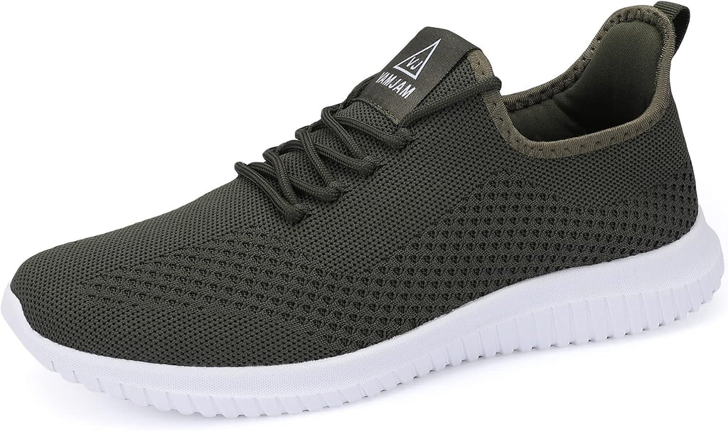 VAMJAM Men's Running Shoes Ultra Lightweight Breathable Walking Shoes Non Slip Athletic Fashion Sneakers Mesh Workout Casual Sports Shoes