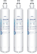 Overbest Replacement for GE® RPWFE, RPWF (Built-in CHIP) Refrigerator Water Filter,Compatible with GFE28GYNFS, GFE28GELDS, 3 Filters