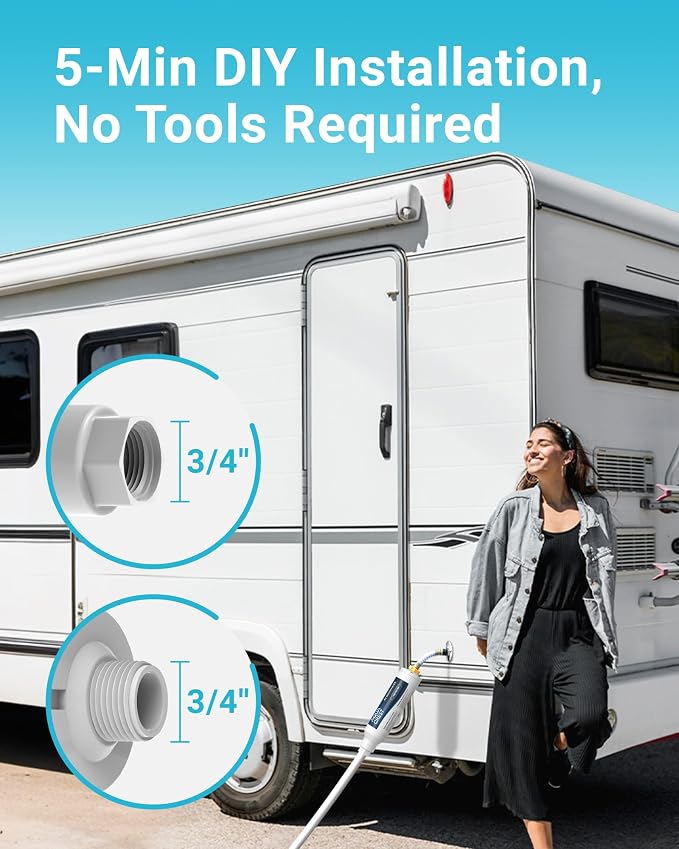 AQUA CREST RV Water Filter, RV Inline Water Filter - Image 6
